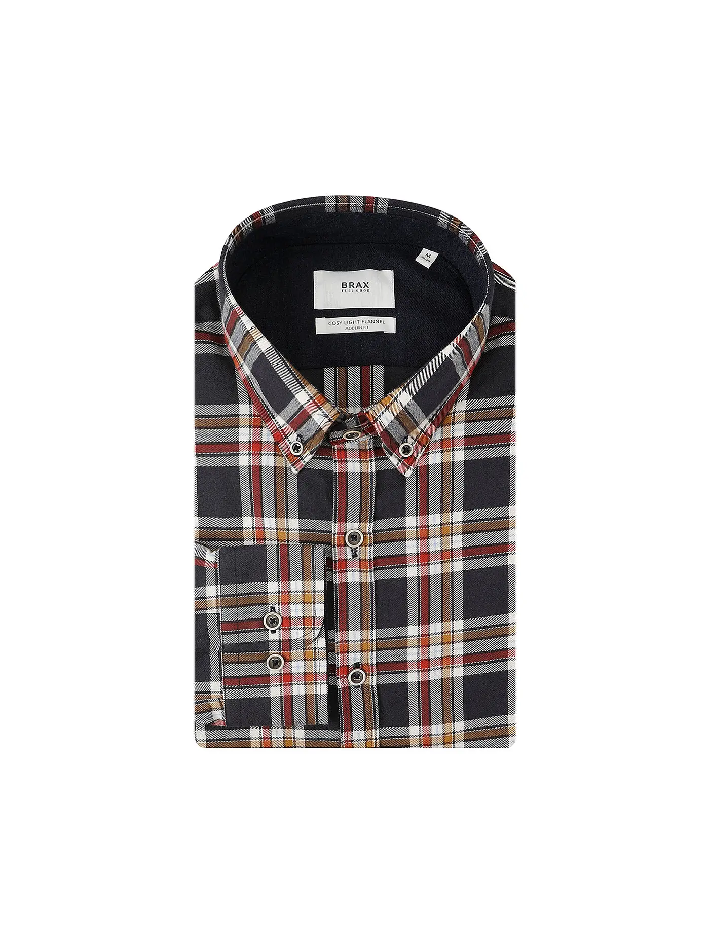 BRAX | Hemd Modern Fit DANIEL C | schwarz